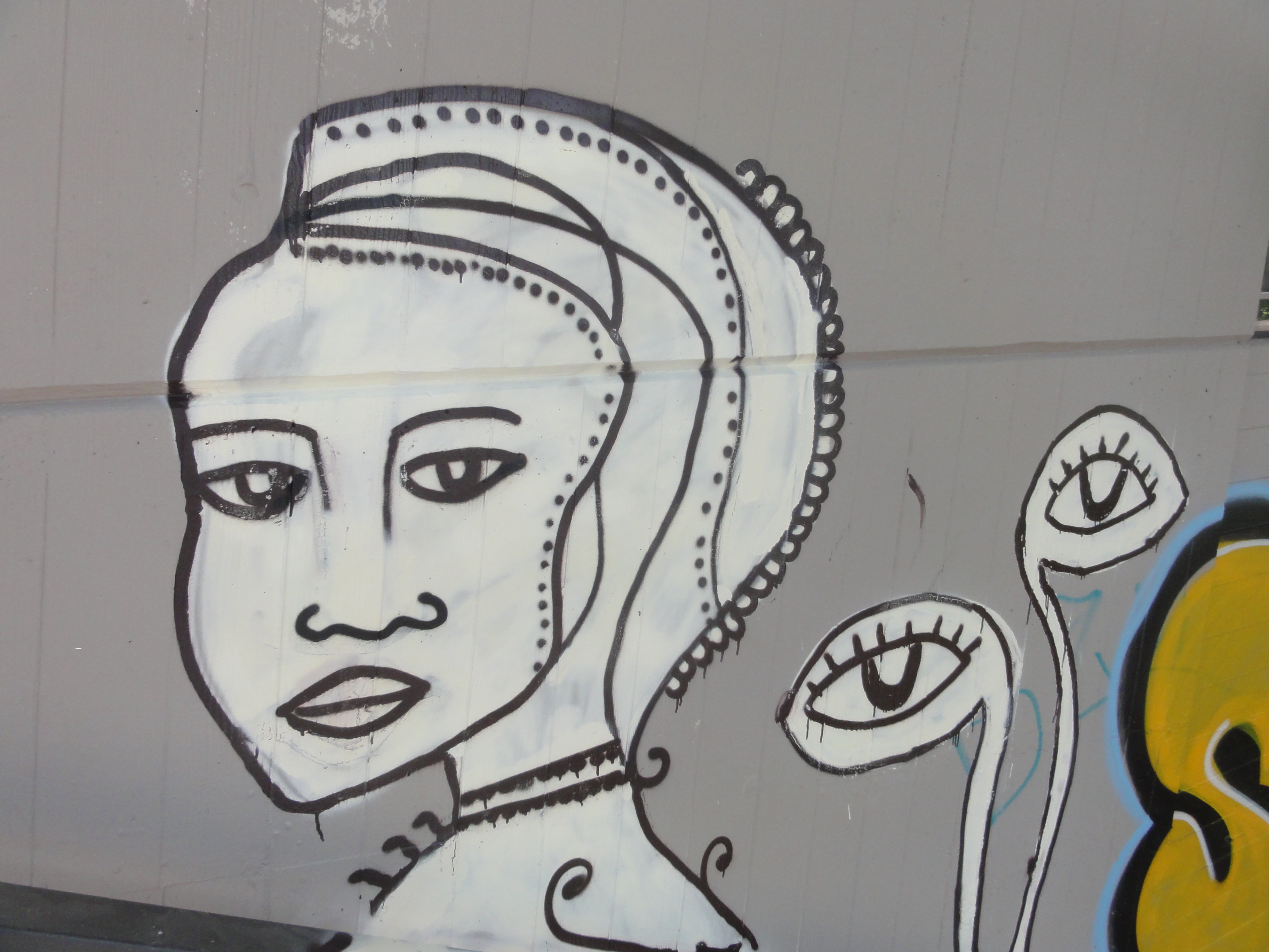 loopin deutschherrnufer Streetart in Frankfurt: Loopin (2011)