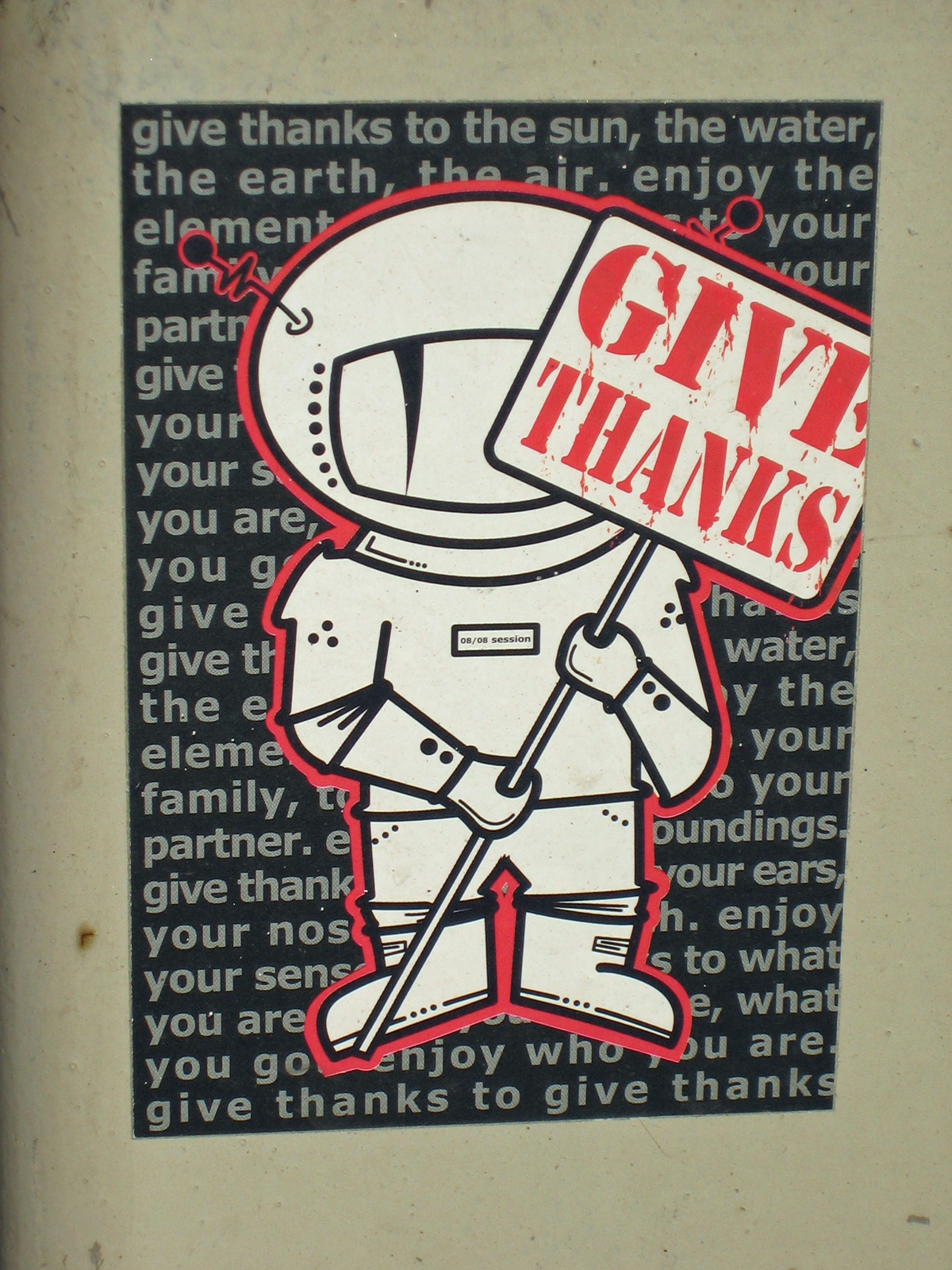 astronaut 08-08 Streetart in Frankfurt - Astronaut