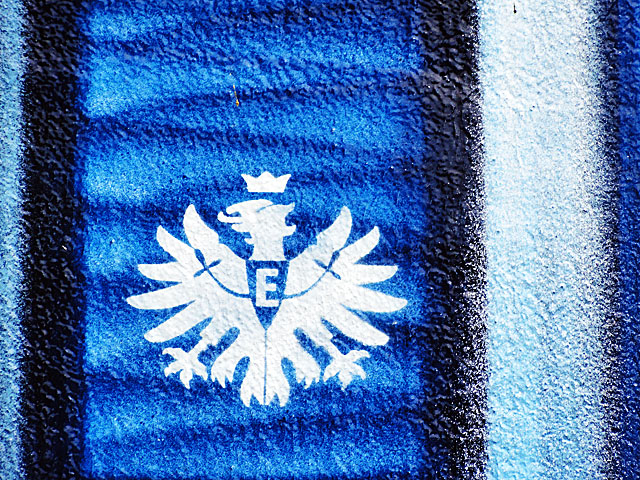 Detail von Bombers Frankfurt-Mural in Eschersheim