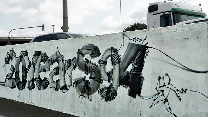 Graffiti in Frankfurt: 20years94 - Riederhöfe Hall Of Fame - INDIAN