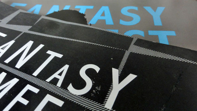 Zwei Programmhefte älterer Fantasy Filfmfeste in Frankfurt.