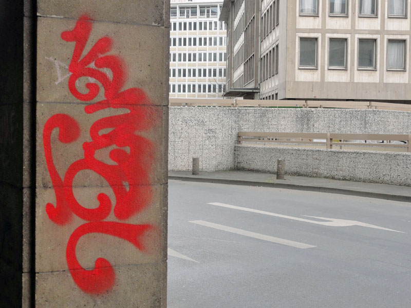 Tags in Frankfurt sind schöner als Briefkästen in Offenbach