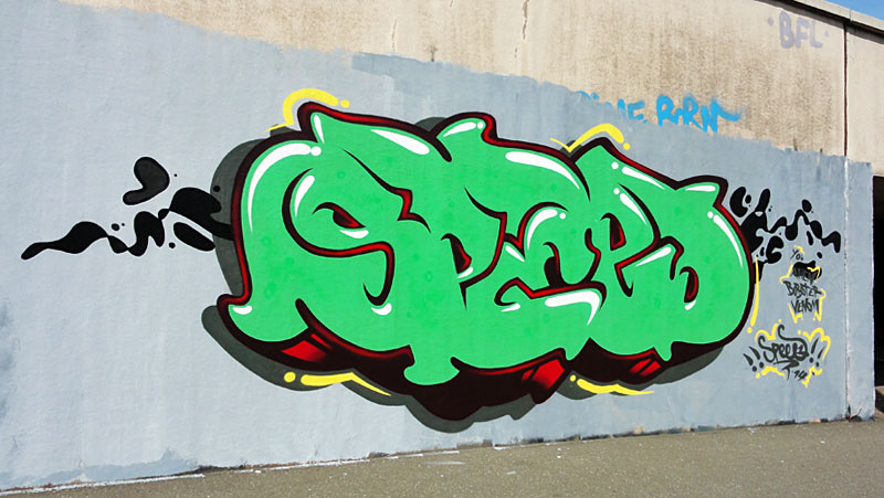 GRAFFITI IN FRANKFURT - HALL OF FAME RATSWEGKREISEL - AUGUST 2014 - SPEED