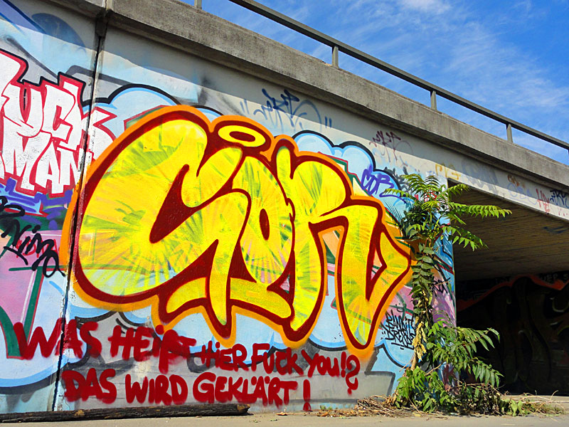 HALL OF FAME RATSWEG GRAFFITI IN FRANKFURT SEPTEMBER 2014 FOTO 15