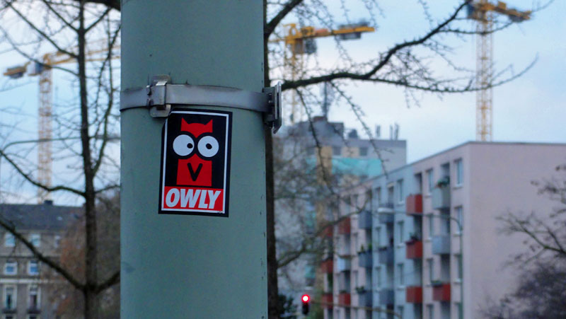 Streetart in Frankfurt: OWLY