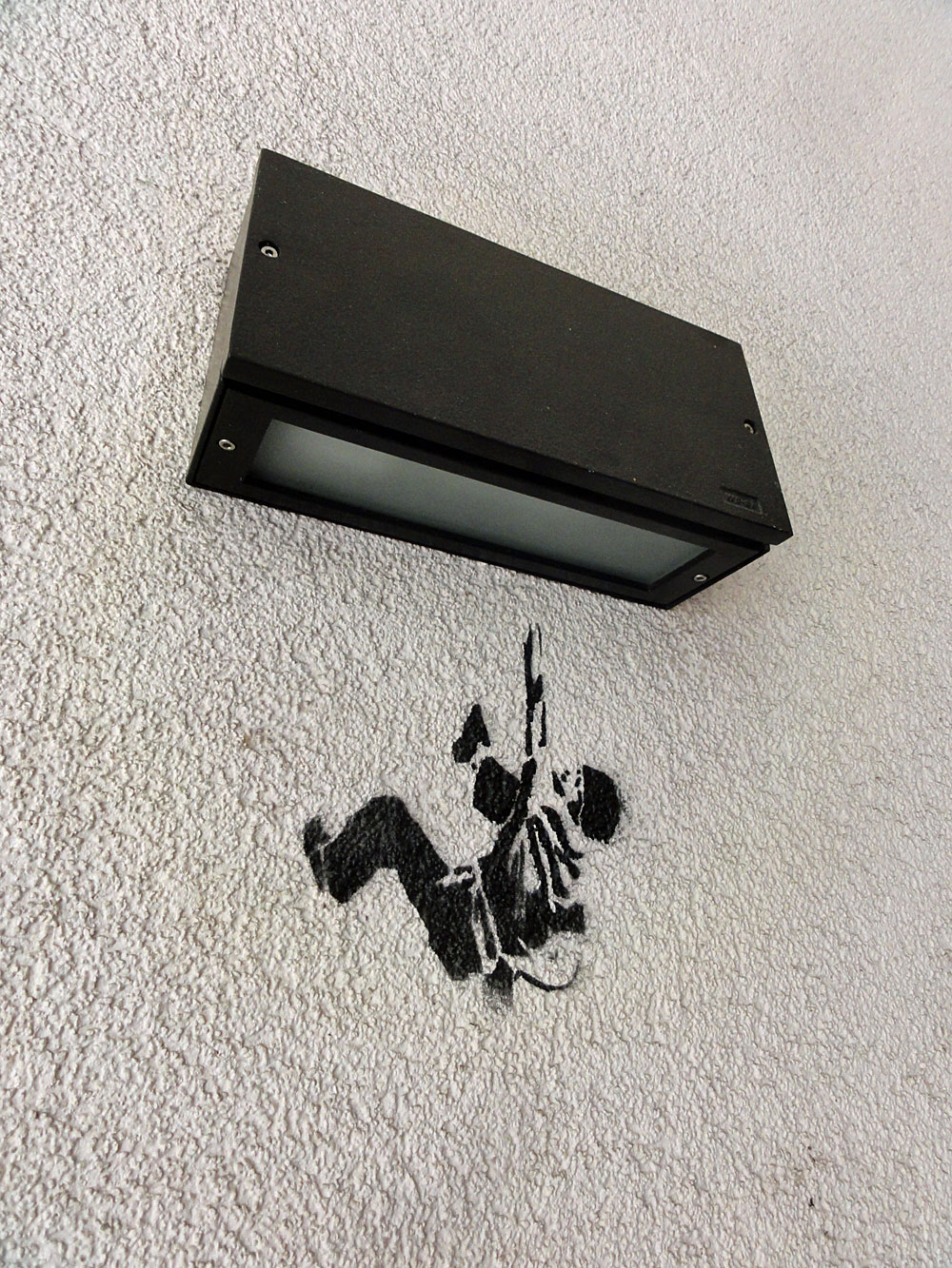 Streetart in Frankfurt, Stencil in Bockenheim