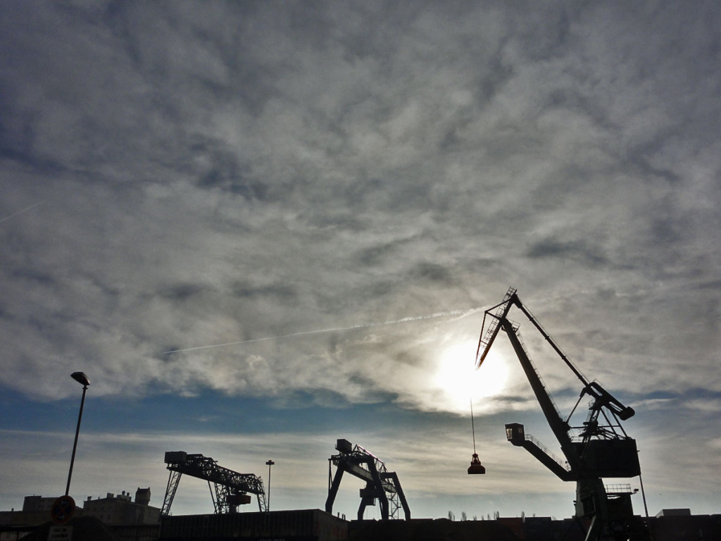 Der Osthafen in Frankfurt am Main