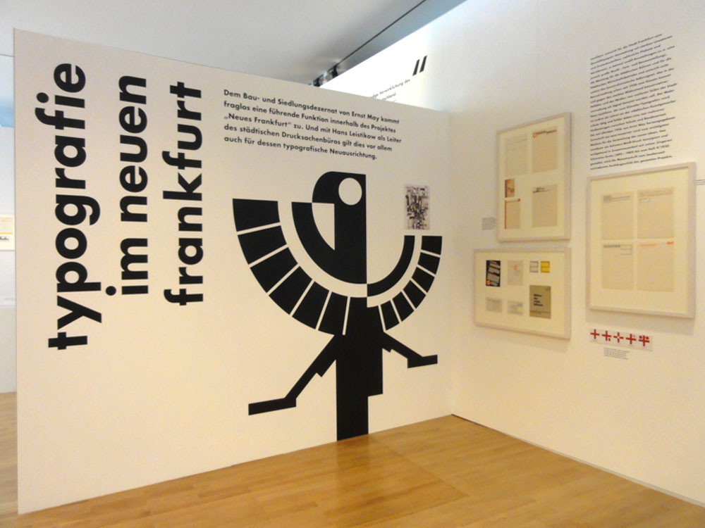 100 Jahre Neue Typografie und Neue Grafik in Frankfurt - Ausstellung im Museum Angewandte Kunst Frankfurt