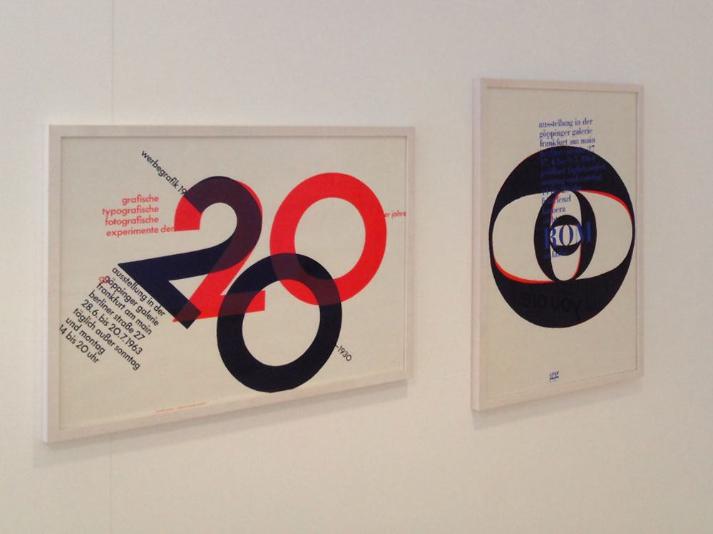 100 Jahre Neue Typografie und Neue Grafik in Frankfurt - Ausstellung im Museum Angewandte Kunst Frankfurt