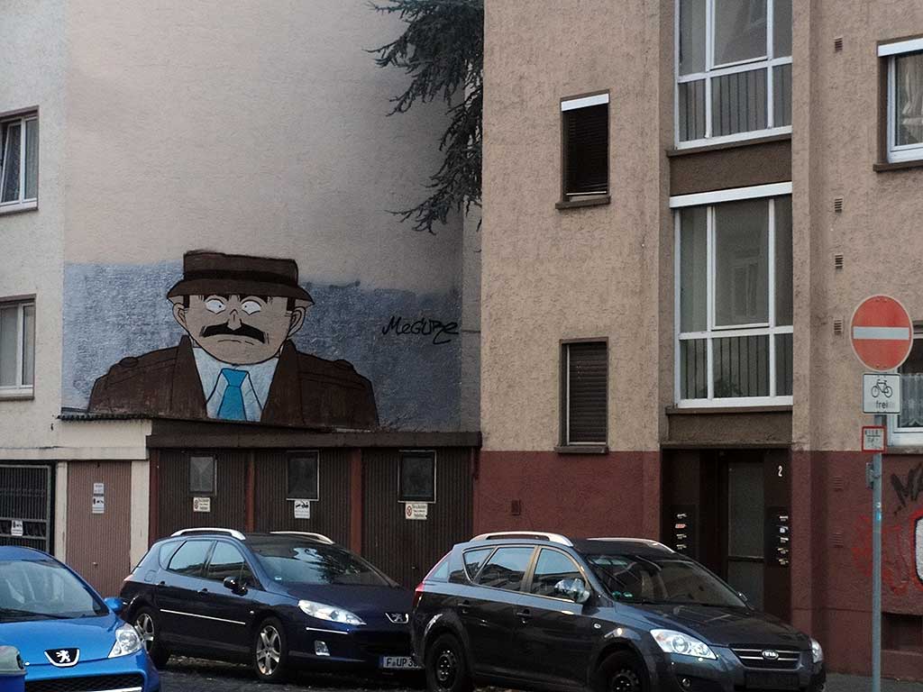 Megure Graffiti in Frankfurt