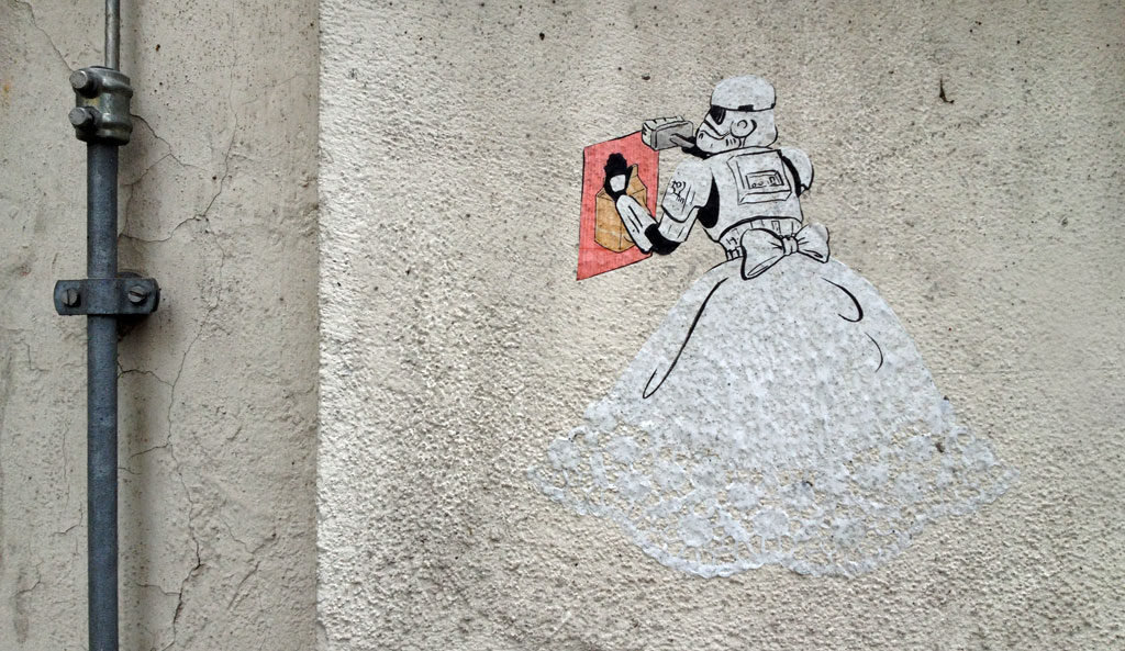 Streetart in Frankfiurt von ZHION