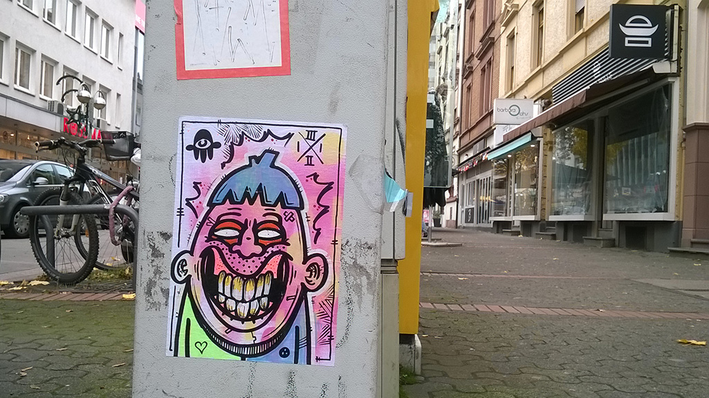 Streetart Frankfurt: Creature Ink.