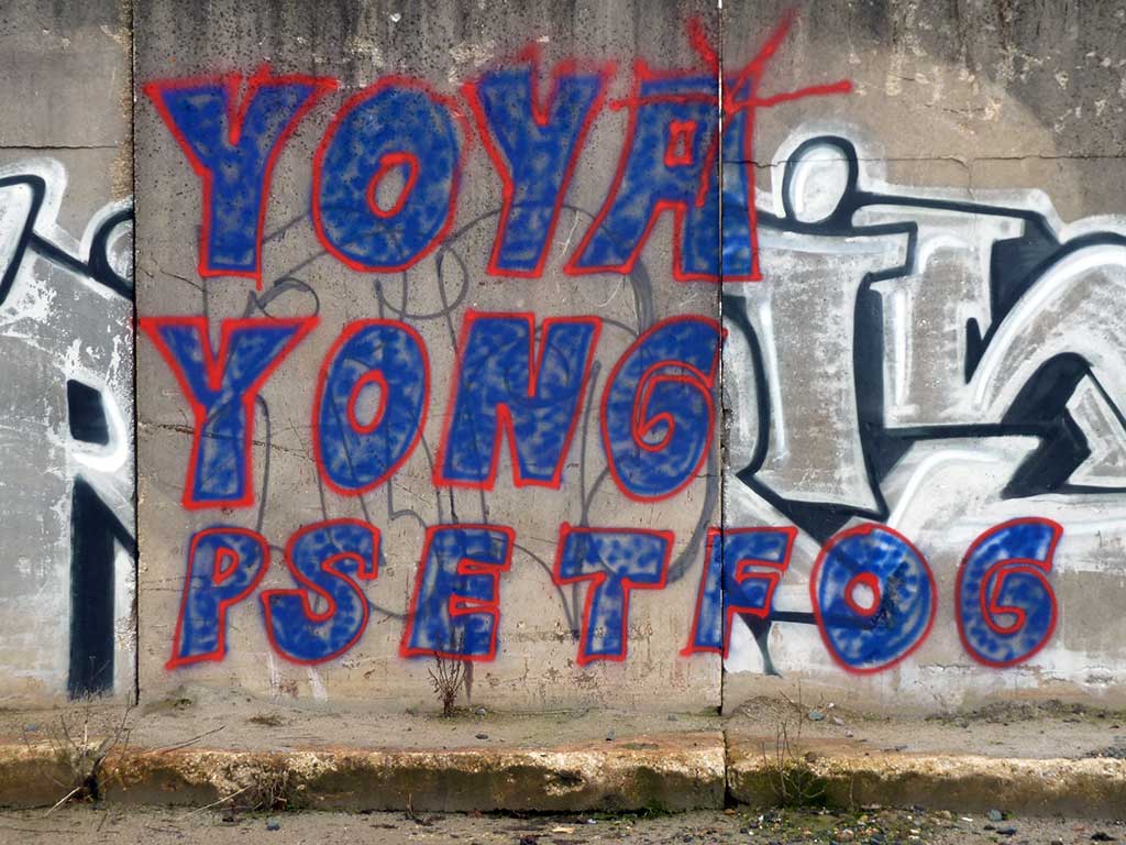 Graffiti in Offenbach - YOYA, YONG, PSE, TFOG