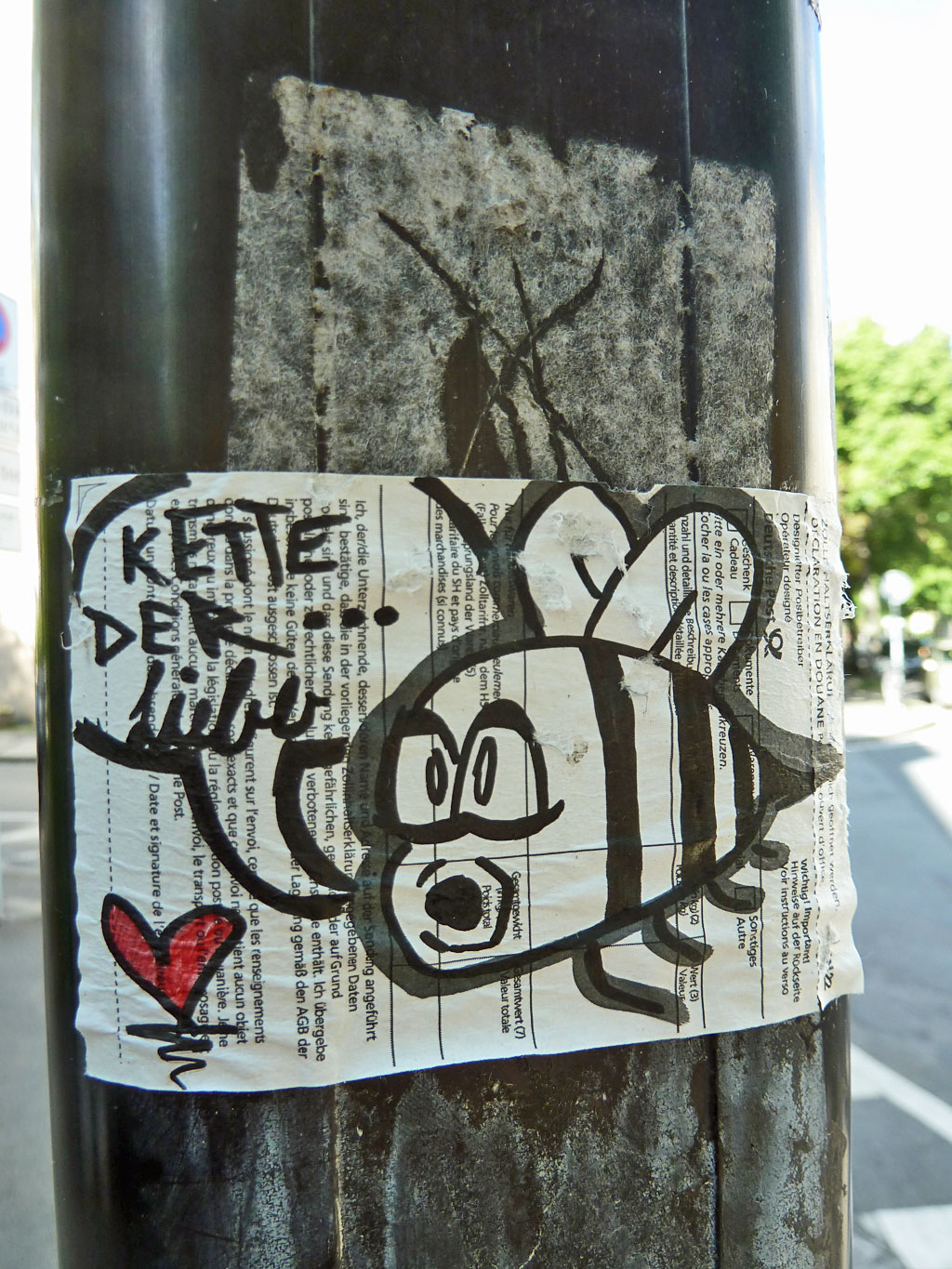 Sticker-Art in Mainz