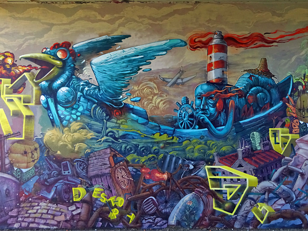 Meeting of Styles 2017 in Wiesbaden – Destroy Develop-Wall