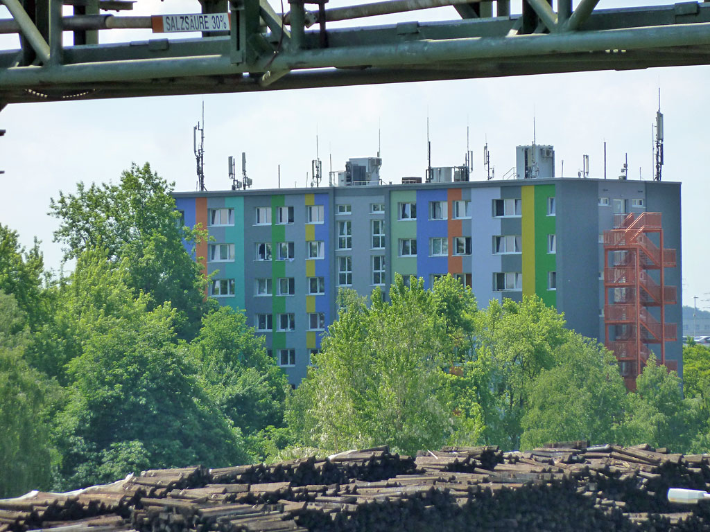 Rund um das Cassella-Gelände in Frankfurt-Fechenheim