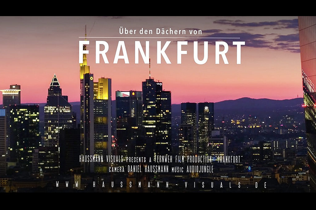 Über den Dächern von Frankfurt am Main