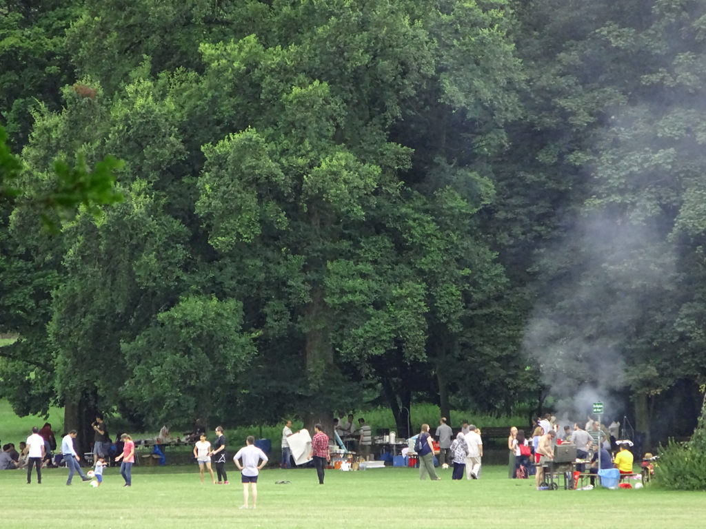 Grillen im Ostpark
