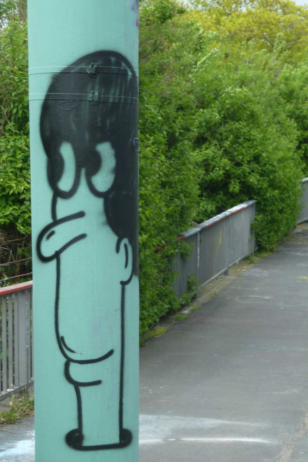 Treppe 1 - Graffiti in Frankfurt – Hall of Fame am Ratswegkreisel