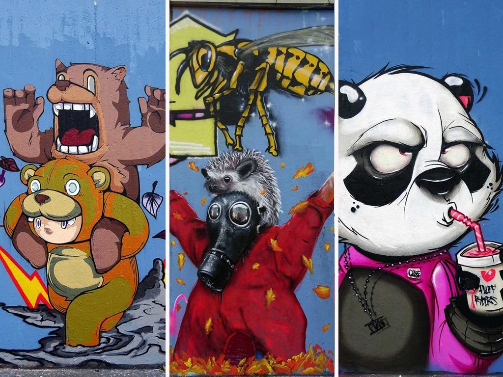 Graffiti in Frankfurt – Autumn Wall