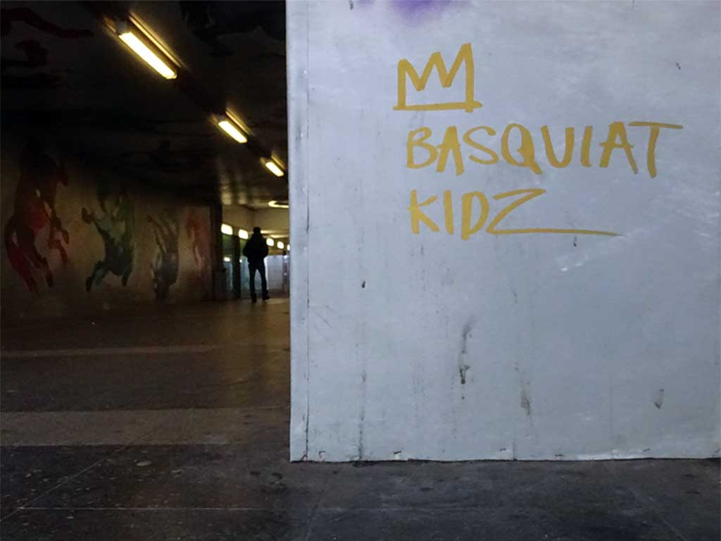 Street Art in Frankfurt: BASQUIAT KIDZ