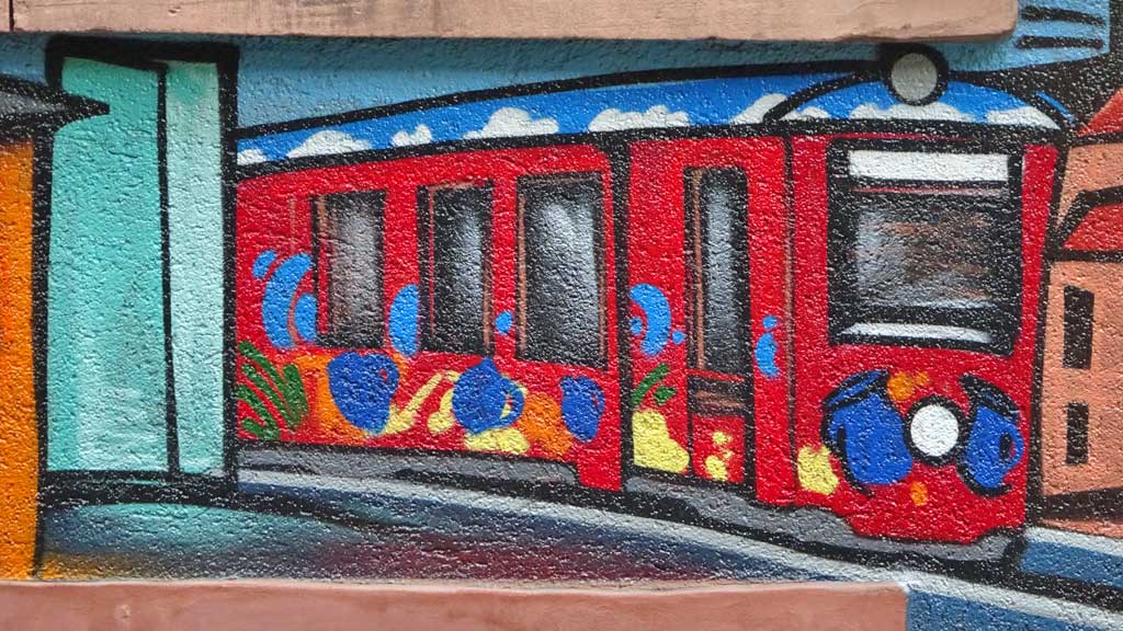 Ebbelwei Expreß-Graffiti in Frankfurt-Sachsenhausen