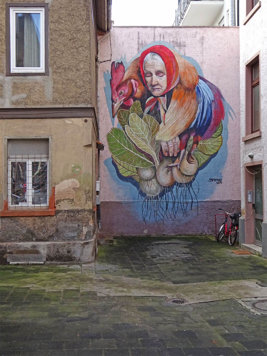Mural von Sare in Offenbach