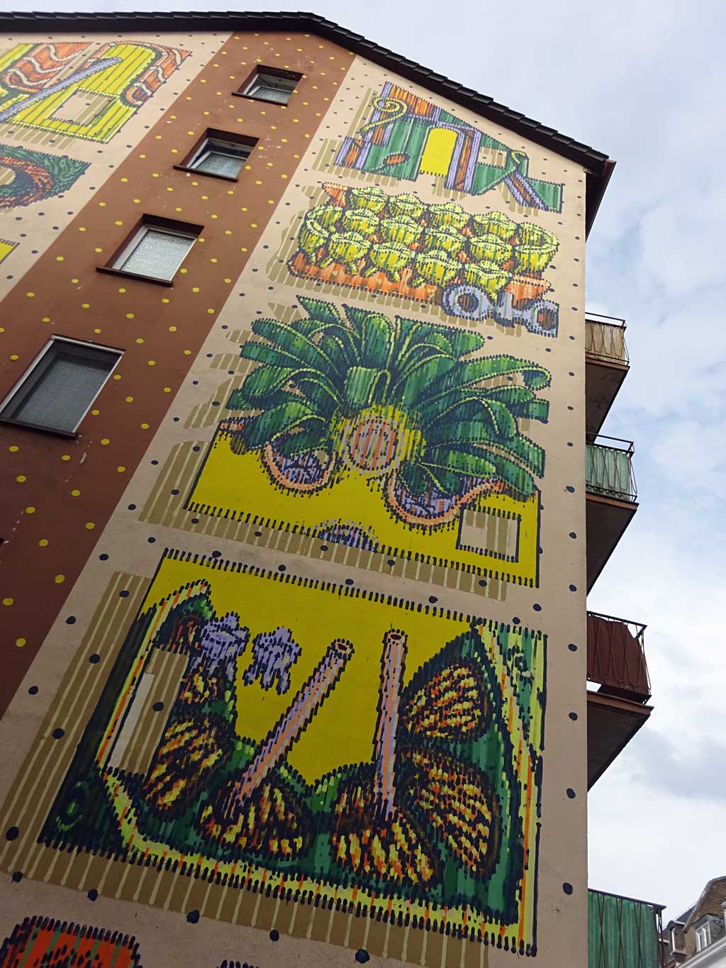 Streetart Frankfurt - Mural von HNRX im Sandweg