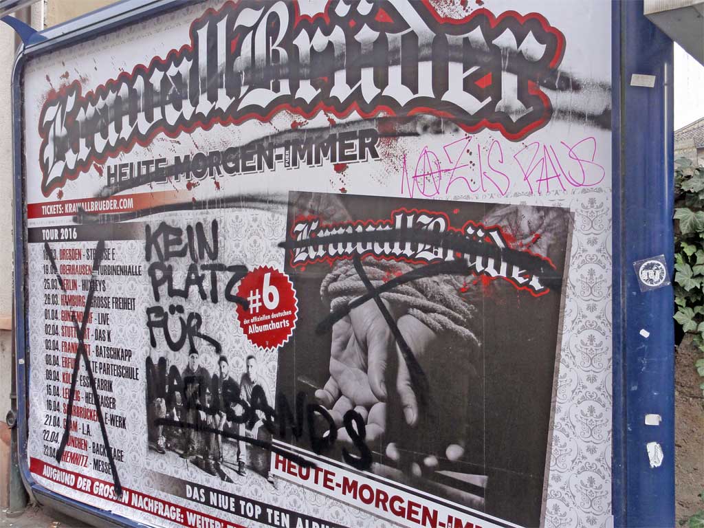 Plakatwerbung in Frankfurt