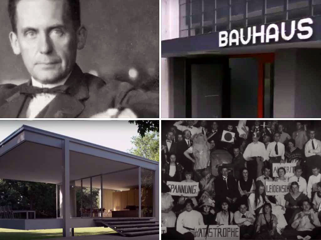 Szenen aus dem Trailer zu „Vom Bauen der Zukunft - 100 Jahre Bauhaus“