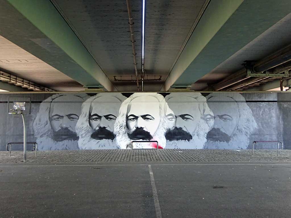 Graffiti in Frankfurt: Karl-Marx-Mural
