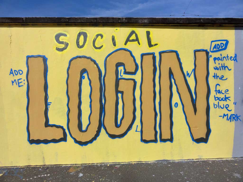 Streetart über Internet- und Social-Media-Themen