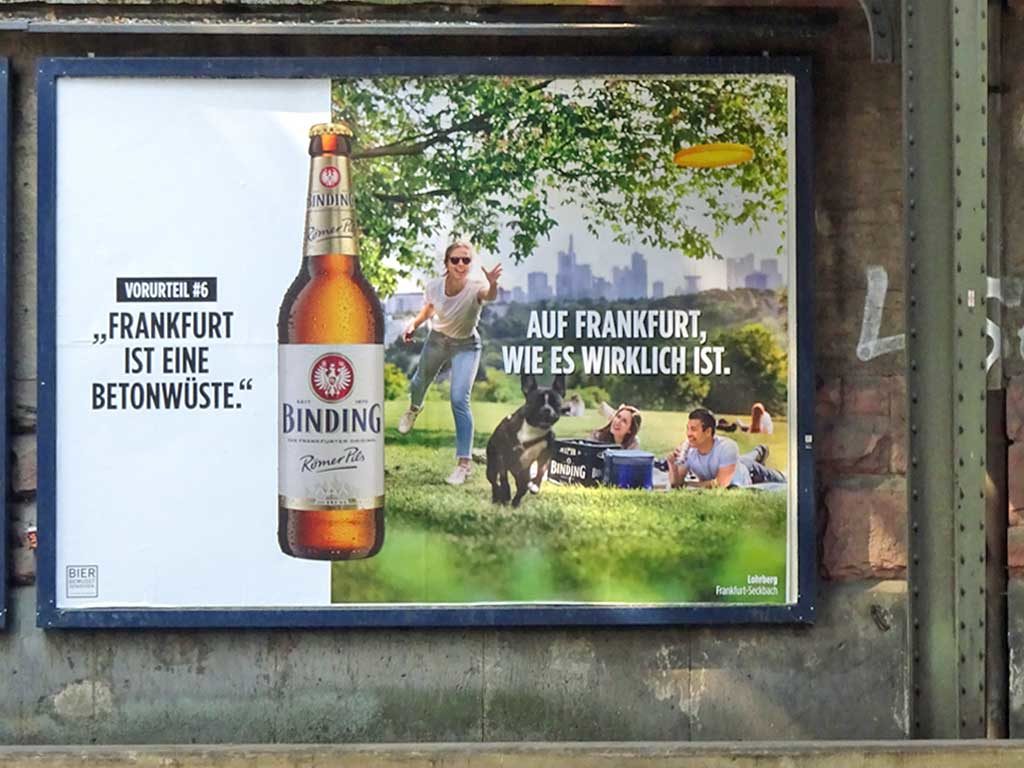Binding Römer Pils - Auf Frankfurt wie es wirklich ist