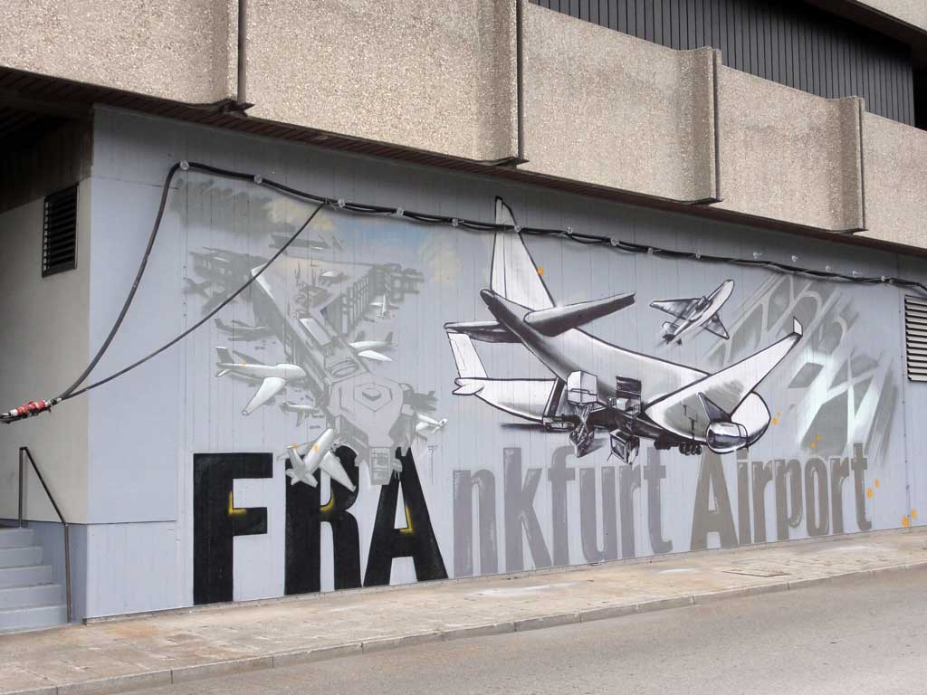 Graffiti am Airport Frankfurt