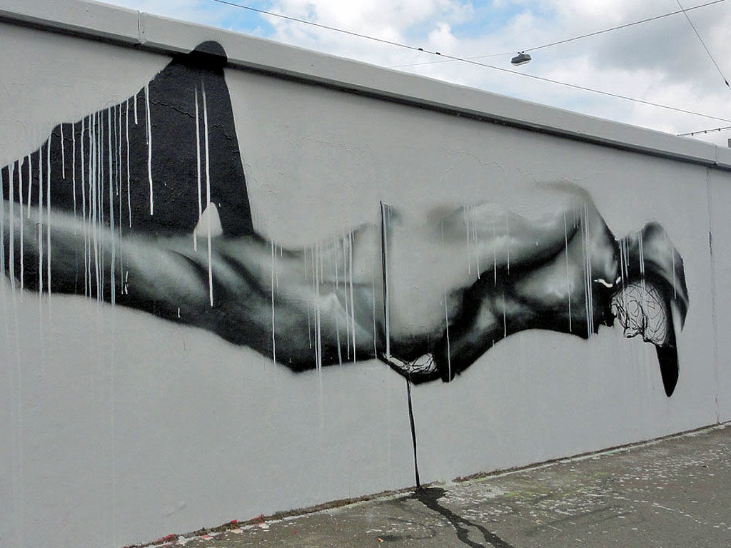 Genter-Graffiti in Frankfurt