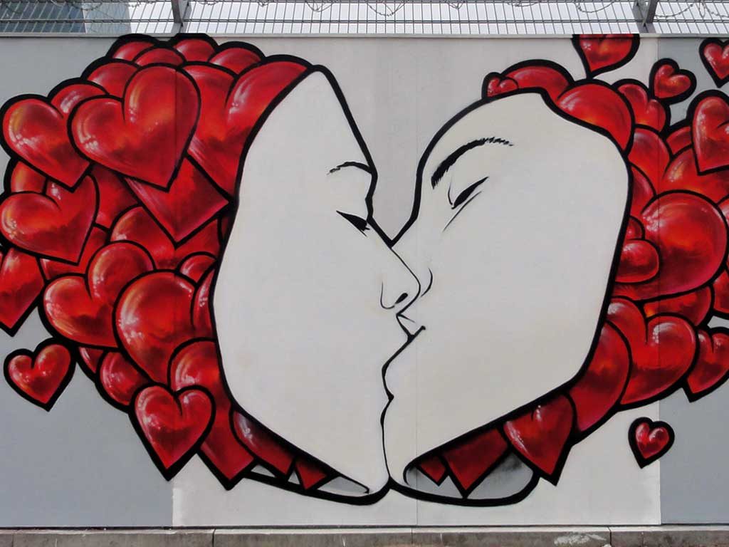 Kissing couple