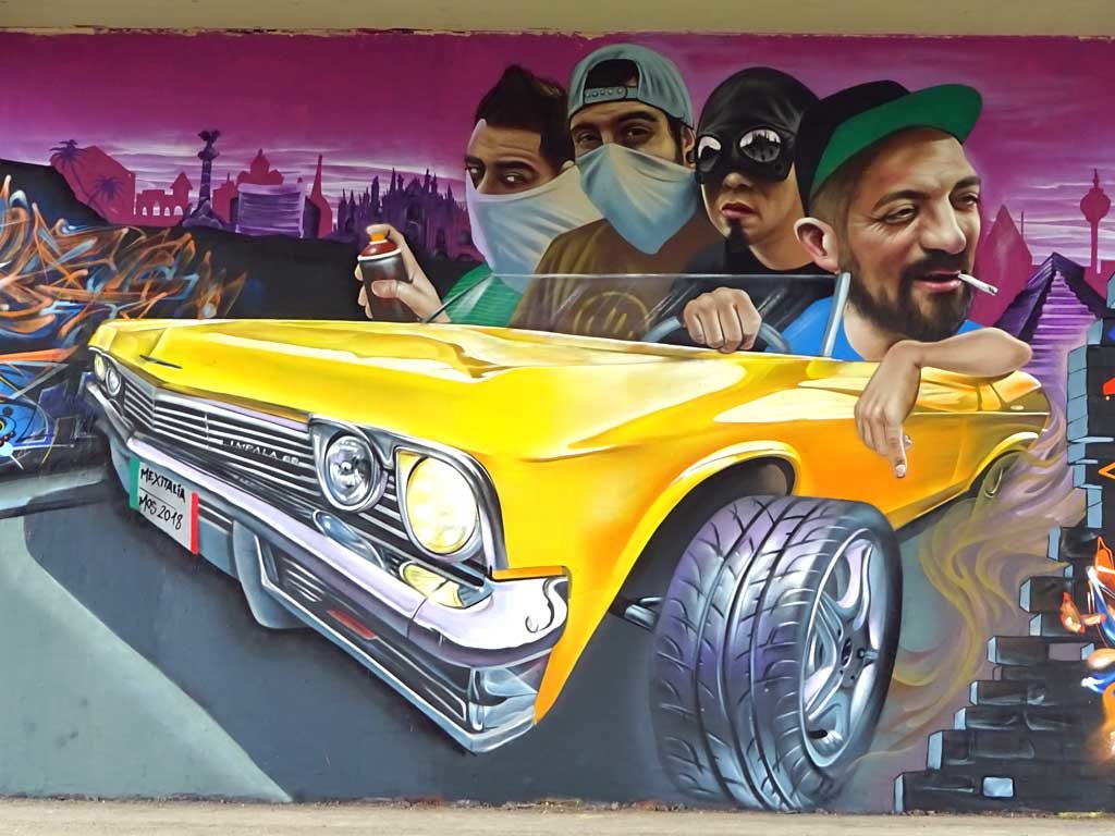 Mexitalia-Wall beim Meeting Of Styles in Wiesbaden 2018