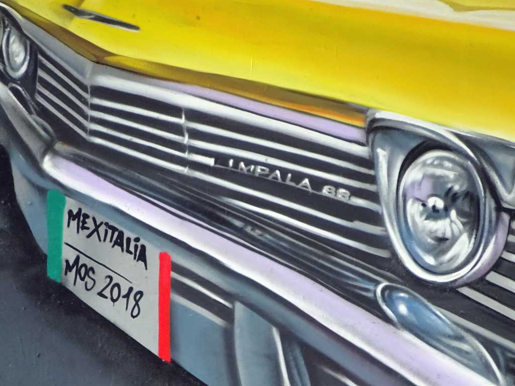 Mexitalia-Wall beim Meeting Of Styles in Wiesbaden 2018