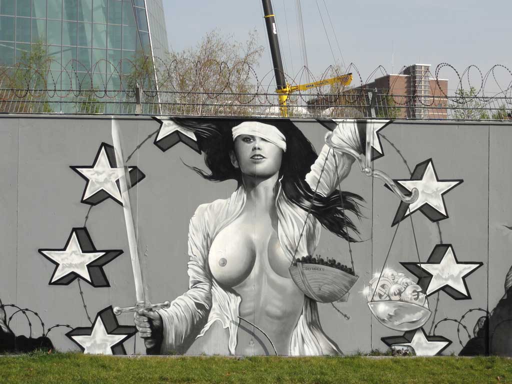 Graffiti in Frankfurt: No border
