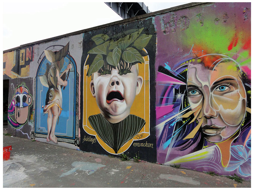 Sare-Graffiti in Frankfurt