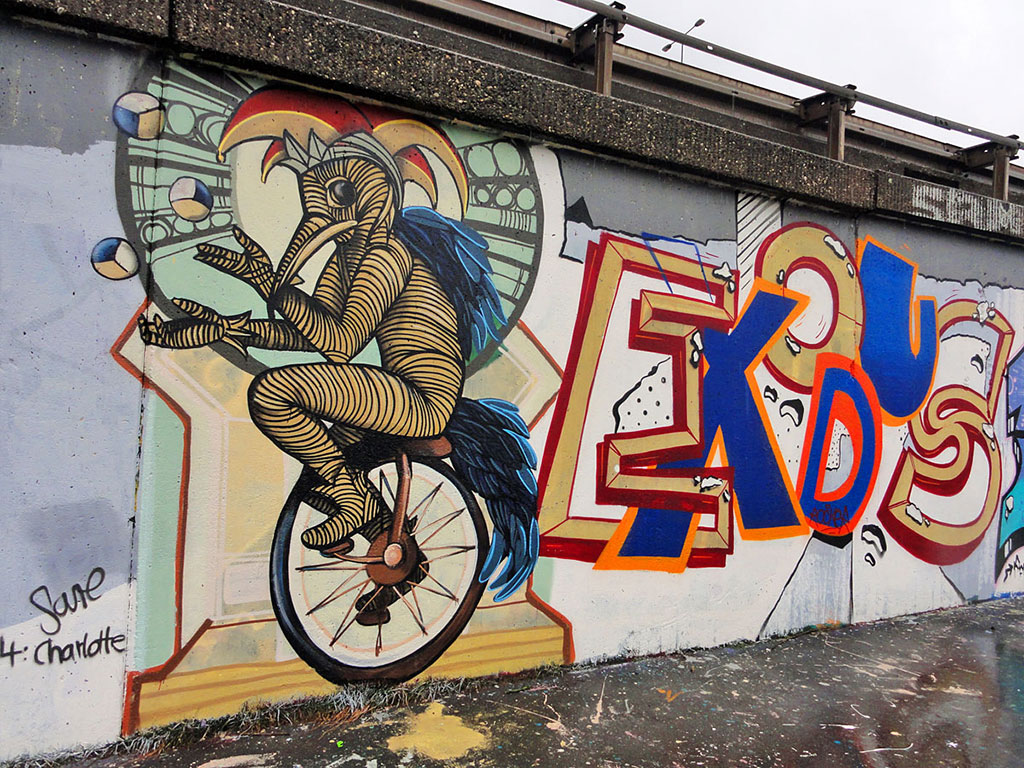Sare-Graffiti in Frankfurt