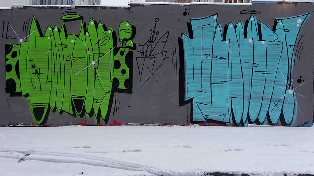 Hall of Fame am Ratswegkreisel in Frankfurt - Januar 2021