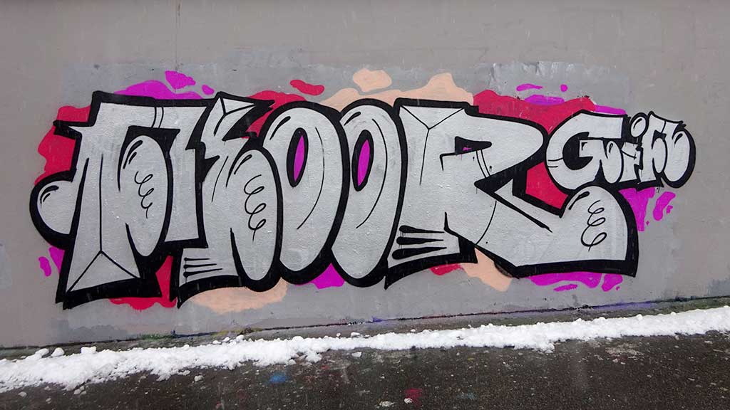 Hall of Fame am Ratswegkreisel in Frankfurt - Januar 2021