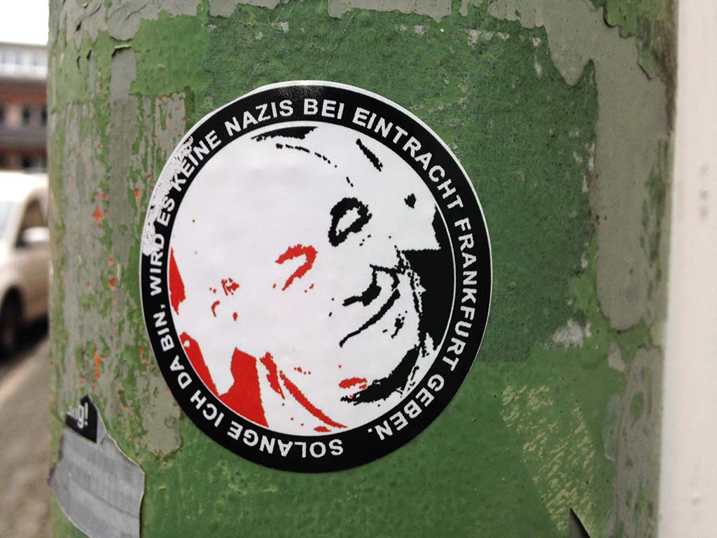 Abwandlung des Logos Antifaschistische Aktion: Peter Fischer