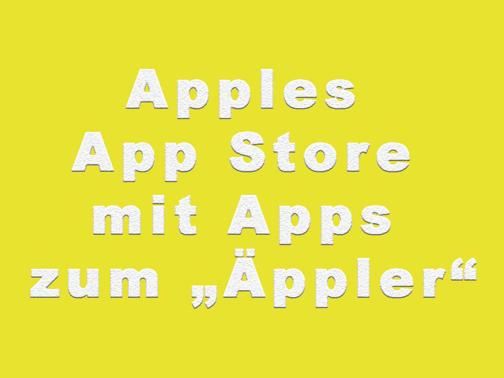 Apfelwein-Apps im App Store von Apple