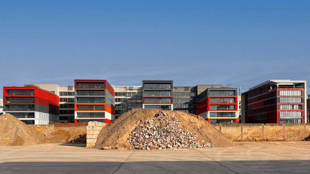 Architektur in Frankfurt: The Docks im Osthafen Frankfurt