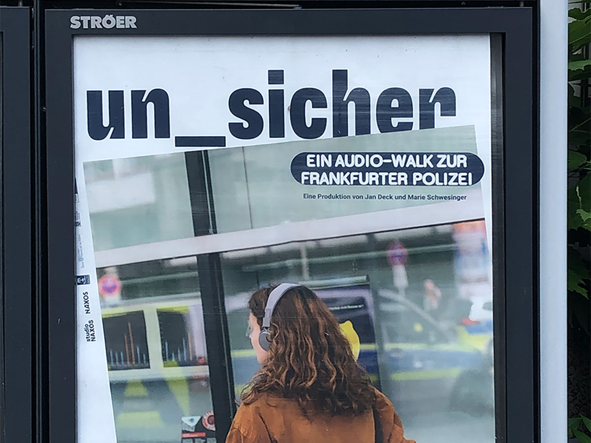 Audiowalk UNSICHER in Frankfurt