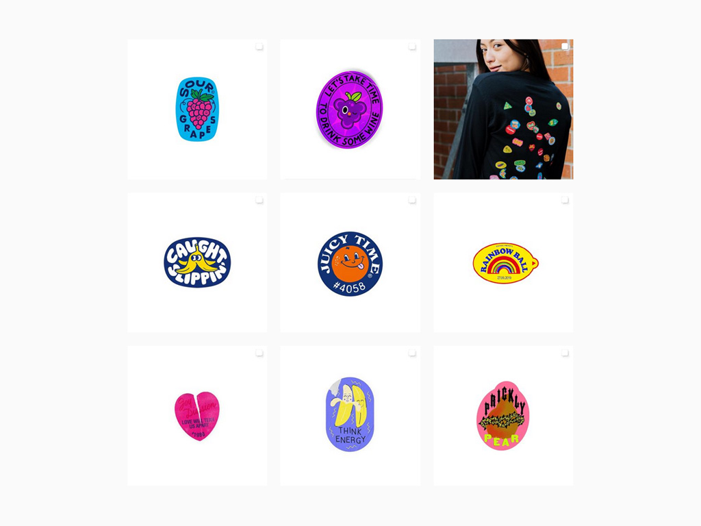 Aufkleber von Früchten sammeln mit @fruity_stickers auf Instagram