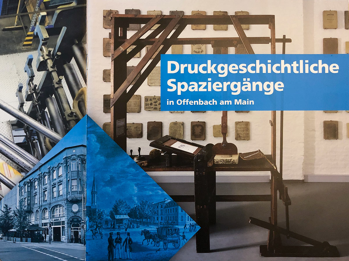 Broschüre über die Offenbacher Druckgeschichte