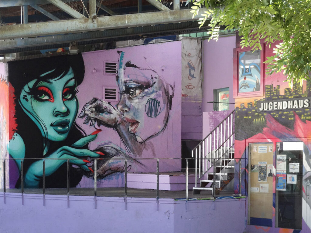 Character Jam in Frankfurt 2023 – Emesa und Hera (von Herakut)